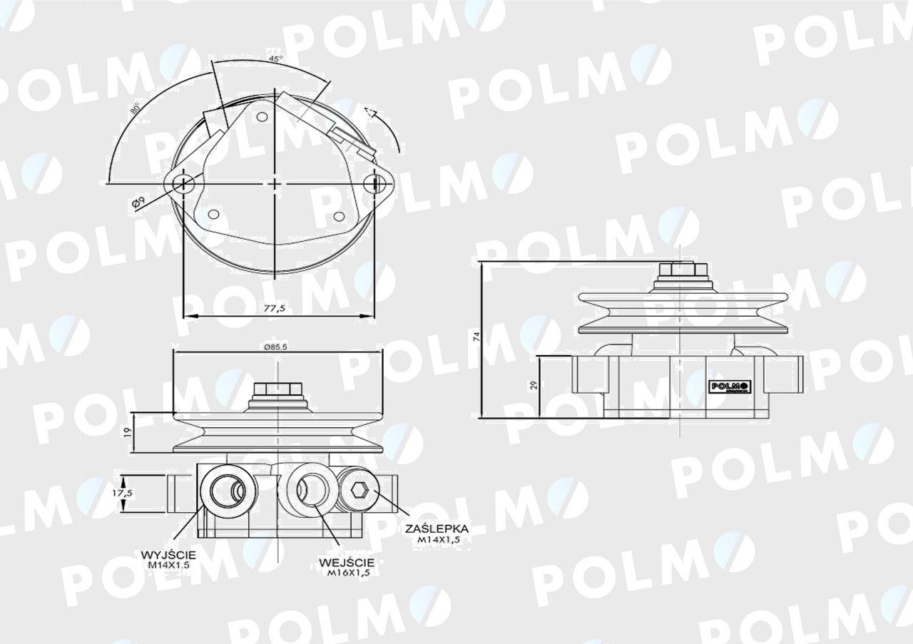 Pompa zasilająca 0011380830 POLMO