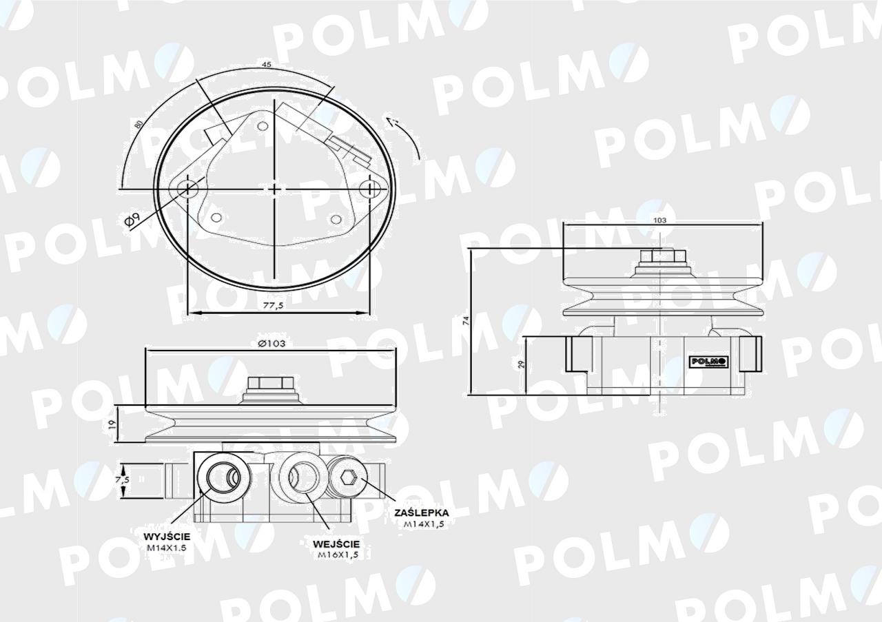 Pompa zasilająca 02112672 POLMO