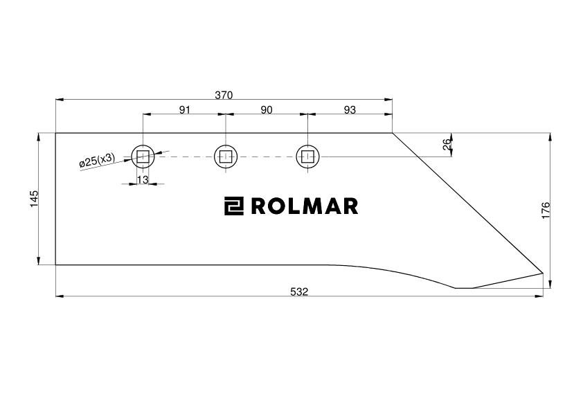 Lemiesz poszerzany B-200 Pług Fortschritt
