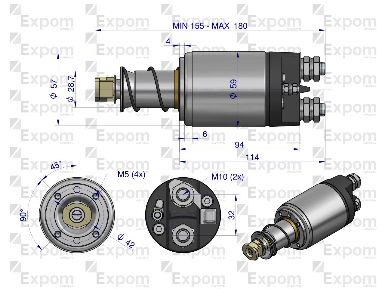 Wyłącznik ( włącznik) rozrusznika 2130. 2134 ARO EXPOM KWIDZYN eu 