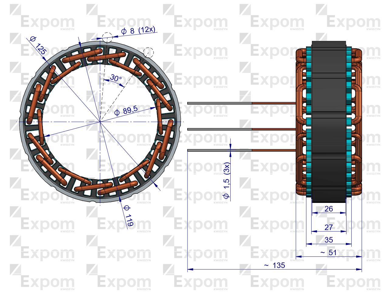 Stojan alternatora 0120488205EX Nowy Typ EXPOM KWIDZYN eu 