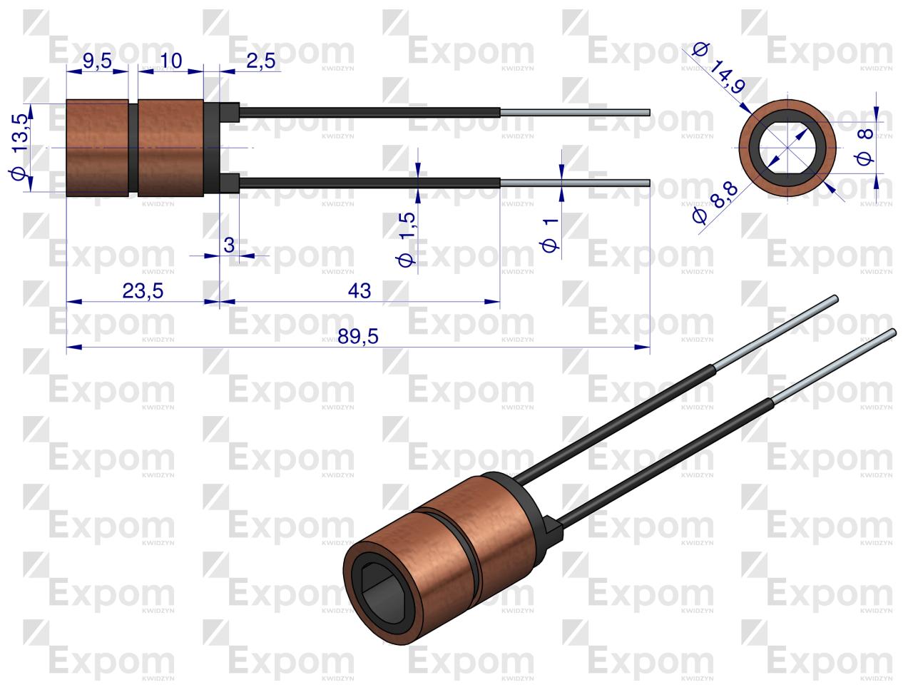 Komutator alternatora 100211-6420EX Nowy Typ EXPOM KWIDZYN eu 