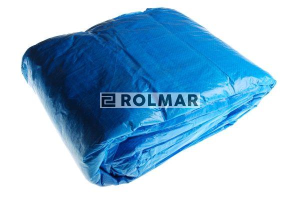 Plandeka LEKKA 10x15m (niebieska) gramatura 55g/m2