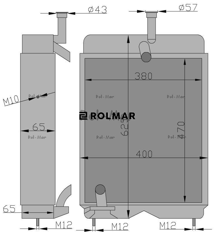 Chłodnica miedziana 7.3 kg MF3