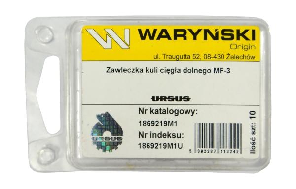 Zawleczka kuli cięgła dolnego sprzedawane po 10 MF-3 ORYGINAŁ URSUS