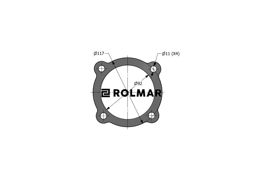 Uszczelka pompy wtryskowej SW400 1.9.0174 Bizon