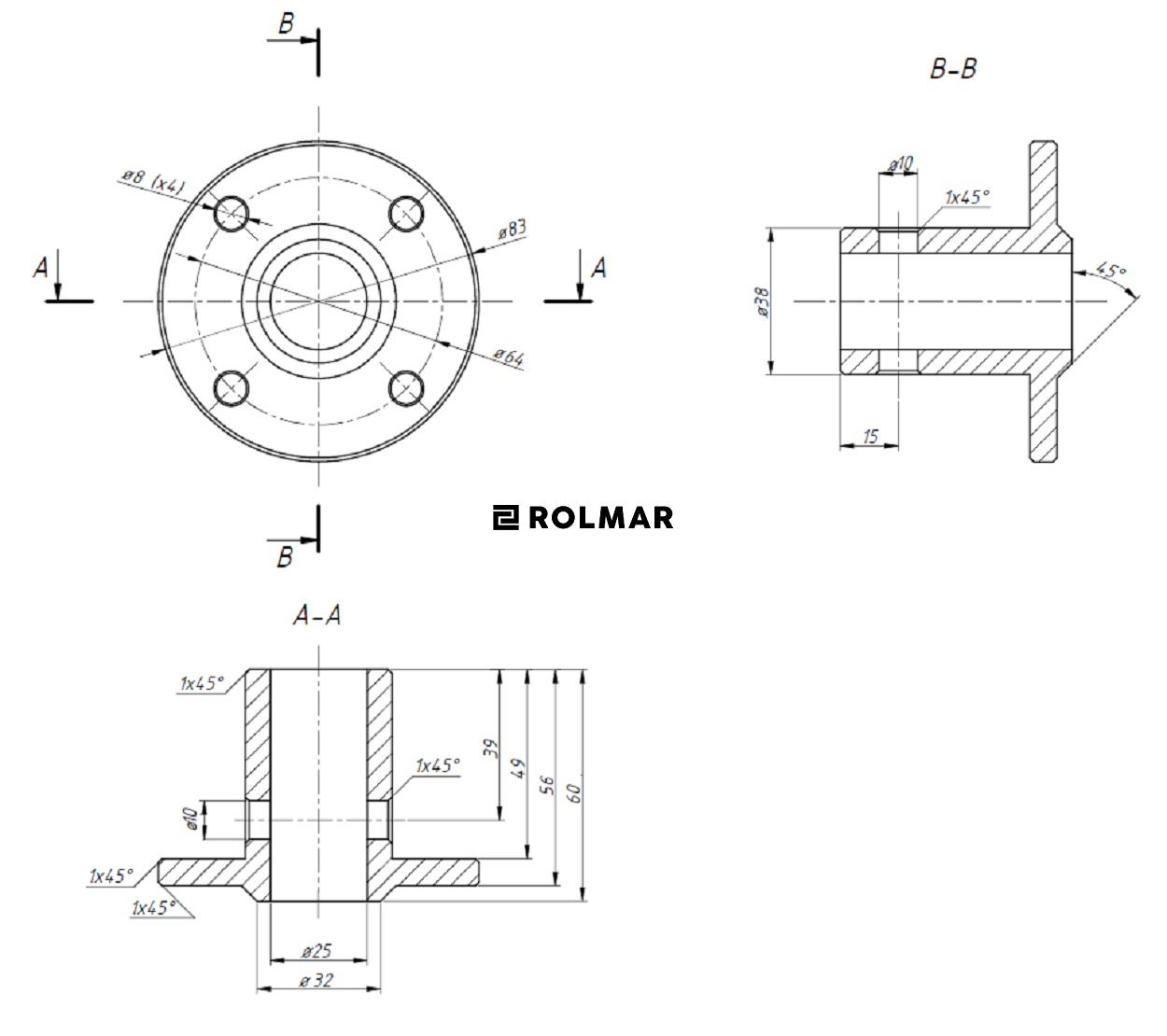 Piasta talerza RNZ (LEJ)