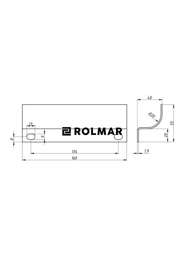 Łopatka tarczy RNP 160mm