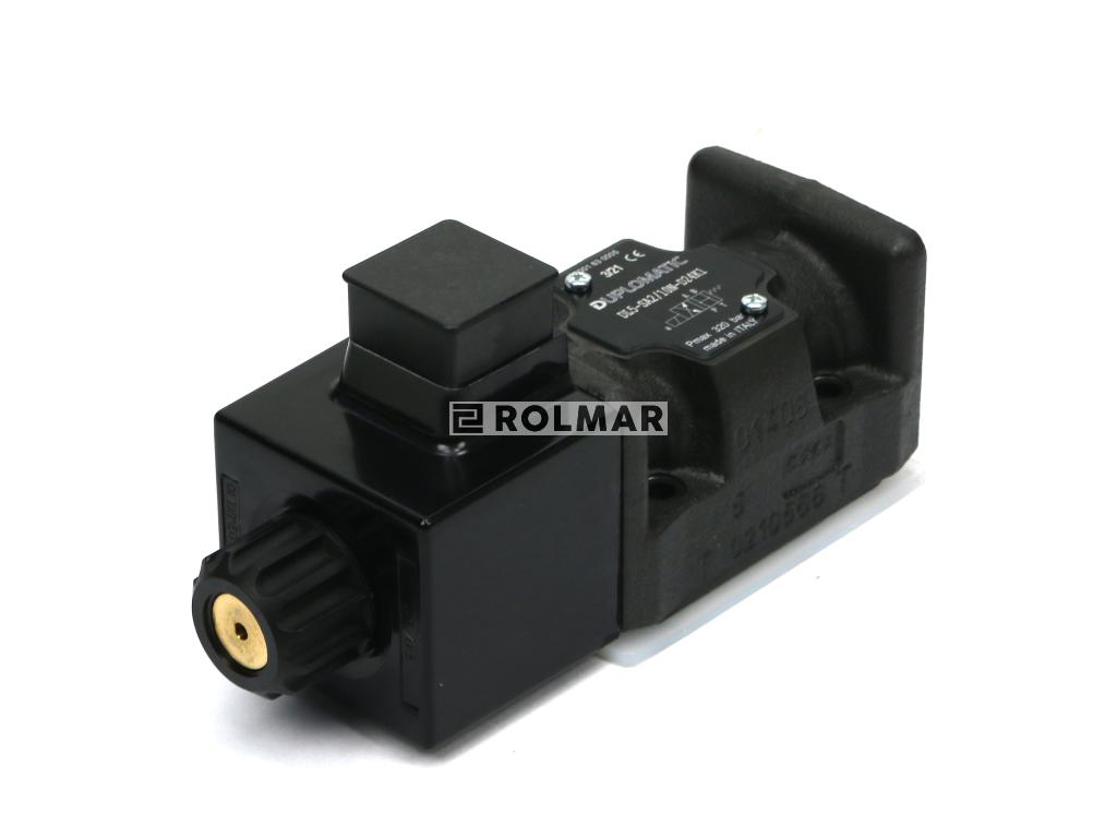 Rozdzielacz (elektrozawór NG 10) DL5-SA2/10N-D24K1 24VDC (cewka x 1) Compact 320bar. 125l/min Duplomatic