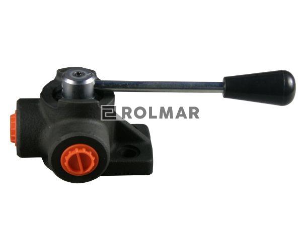 Rozdzielacz hydrauliczny obrotowy kierunkowy zawór trójdrożny 3/8 60L