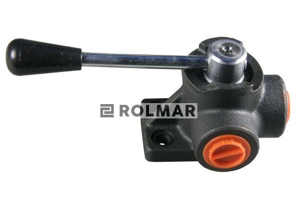 Rozdzielacz hydrauliczny obrotowy kierunkowy zawór trójdrożny 3/4'' 120L