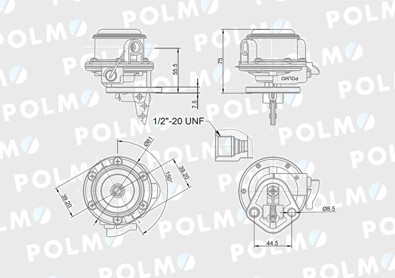 Pompa zasilająca 2641469 MF POLMO