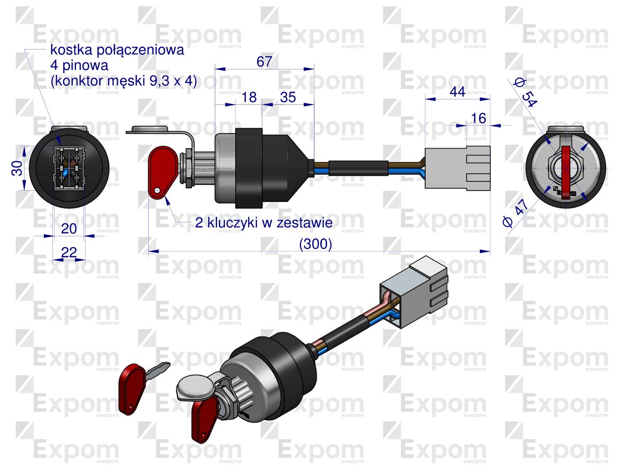 Stacyjka  Massey Ferguson 3699692M91 Expom Kwidzyn eu