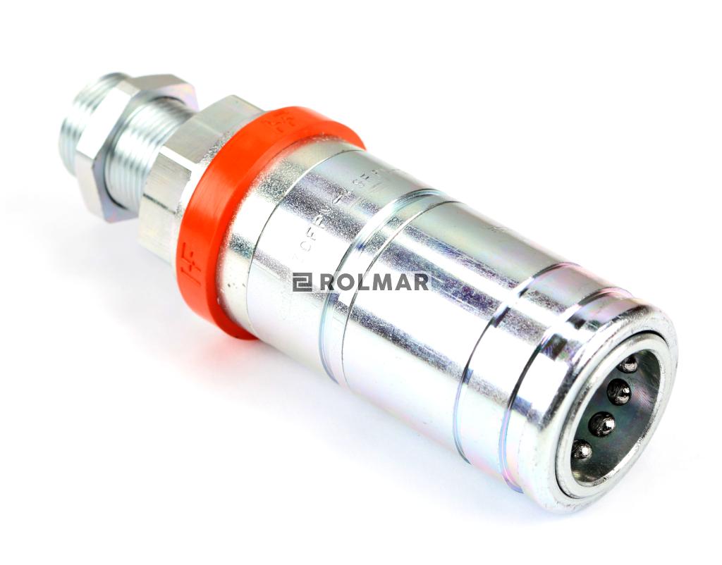 Szybkozłącze hydrauliczne gniazdo PUSH-PULL gwint zew.M22x1.5 LONG (PANEL) seria 3CFHF (max.strumień 250 l/min) ISO-A oryginał Faster