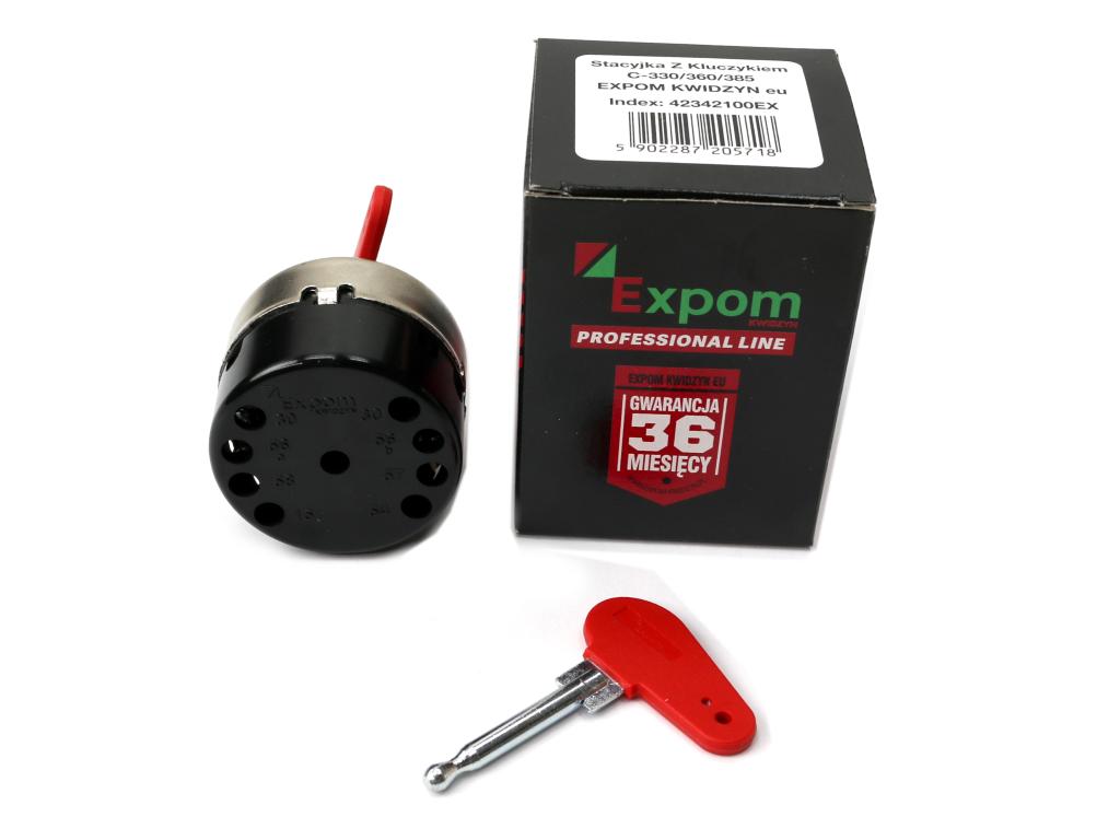 Stacyjka z kluczykiem C-330/360/385 EXPOM KWIDZYN eu