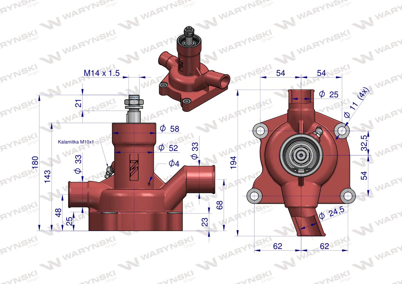 Pompa wody C-360 WARYŃSKI