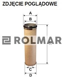 Filtr powietrza wewnętrzny/bezpiecznik - do AF4643 Wix (zam AF4150)