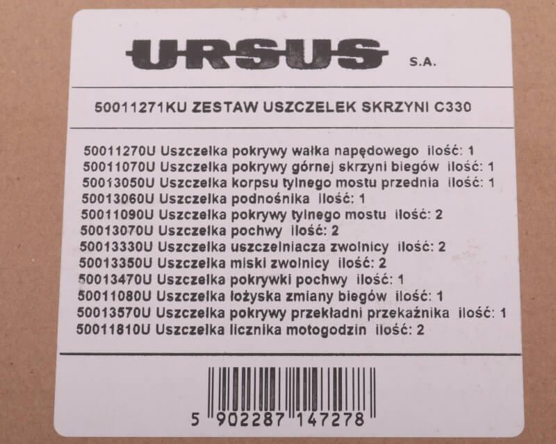 Komplet ( zestaw ) uszczelek skrzyni / mostu C-330 ORYGINAŁ URSUS