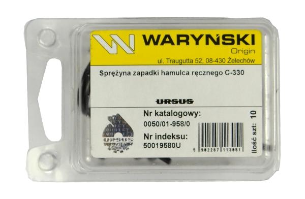 Sprężyna zapadki hamulca ręcznego sprzedawane po 10 C-330 ORYGINAŁ URSUS