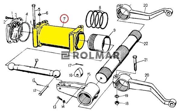 Cylinder korpusu podnośnika C-330