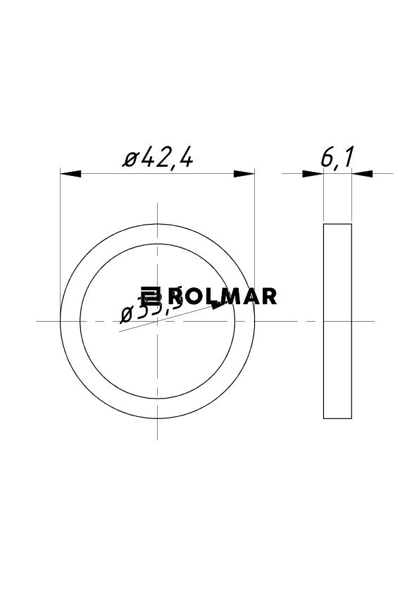 Gniazdo zaworu wydechowego nadwymiar 0,50 C-330 ( sprzedawane po 20 )