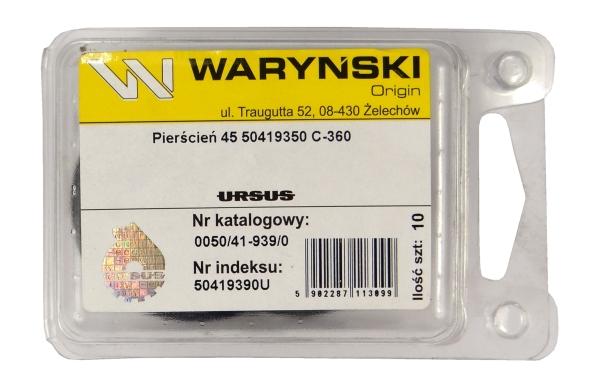 Pierścień 45 50419350 sprzedawane po 10 C-360 ORYGINAŁ URSUS