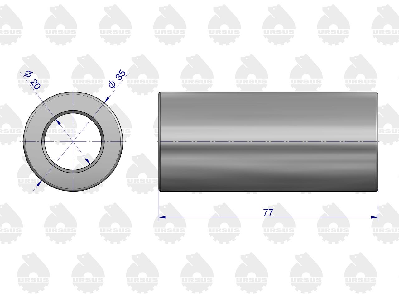 Zestaw naprawczy silnika 55110018 950116 C-360 (komplet) ORYGINAŁ URSUS