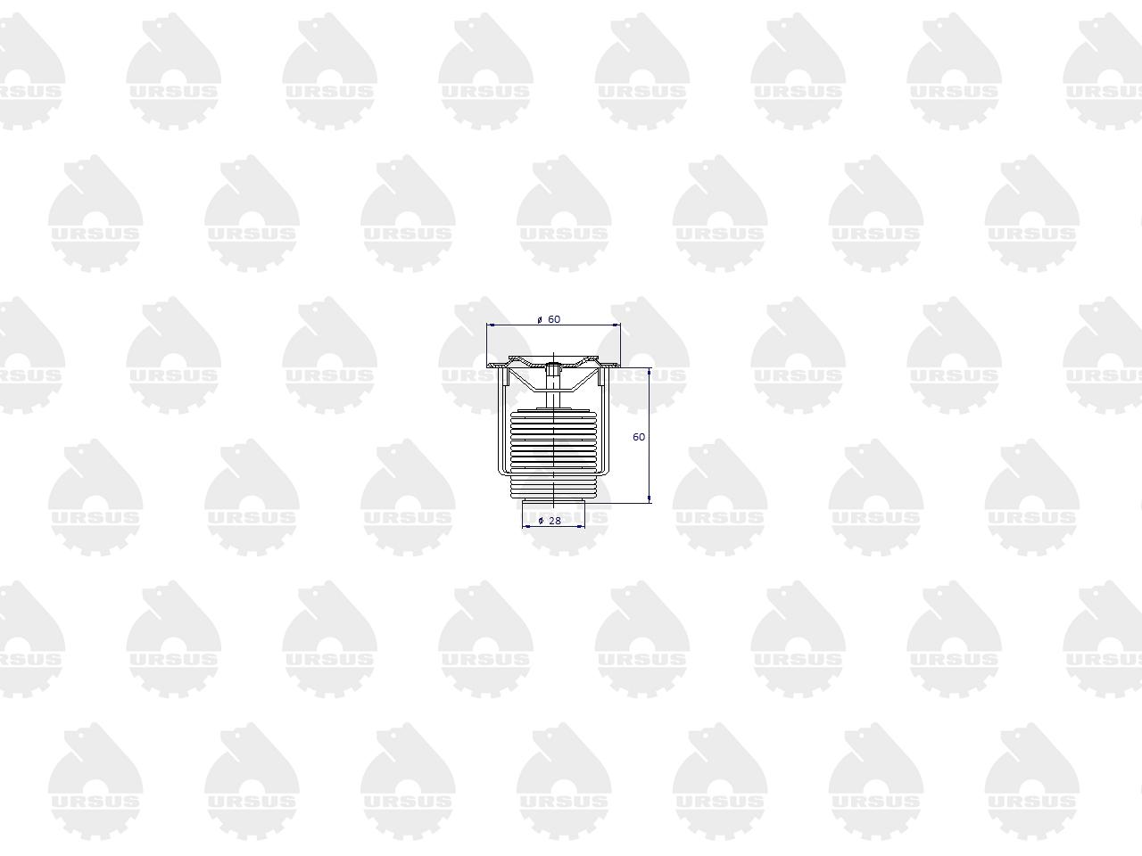 Termostat mieszkowy C-360 ORYGINAŁ URSUS