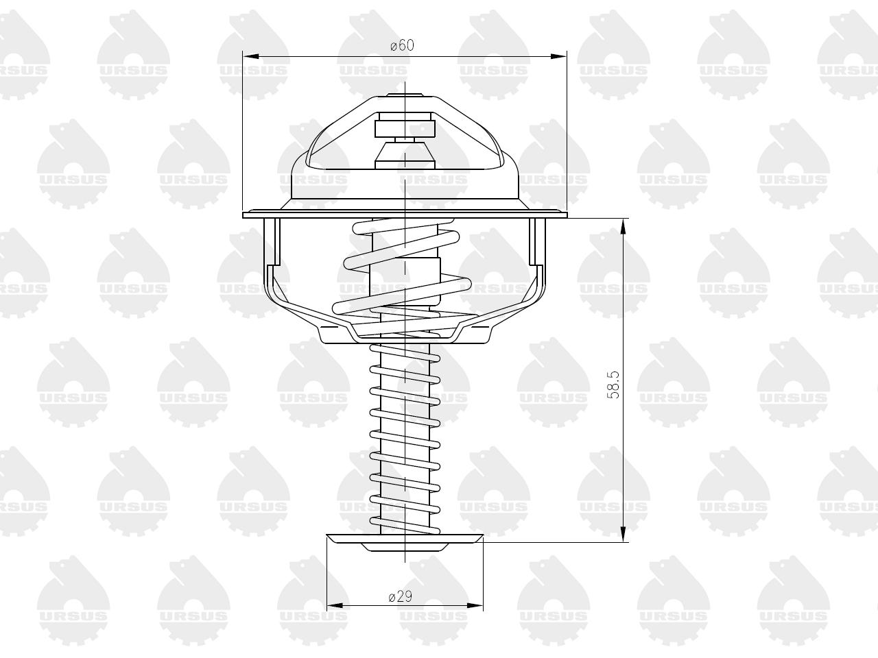 Termostat C-360 ORYGINAŁ URSUS