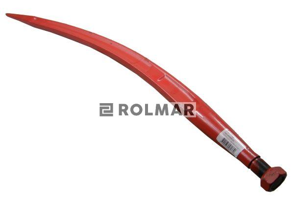 Ząb ładowacza wygięty zamykający 680mm chwytak (krokodyl) Tur