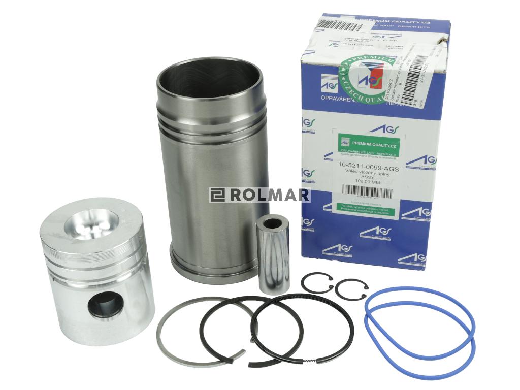 Zestaw naprawczy silnika 3-pierścieniowy średnica fi-102 Czeski