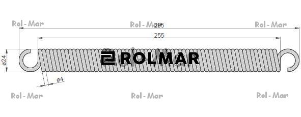 Sprężyna naciągowa Prasa Kostka Sipma zamiennik