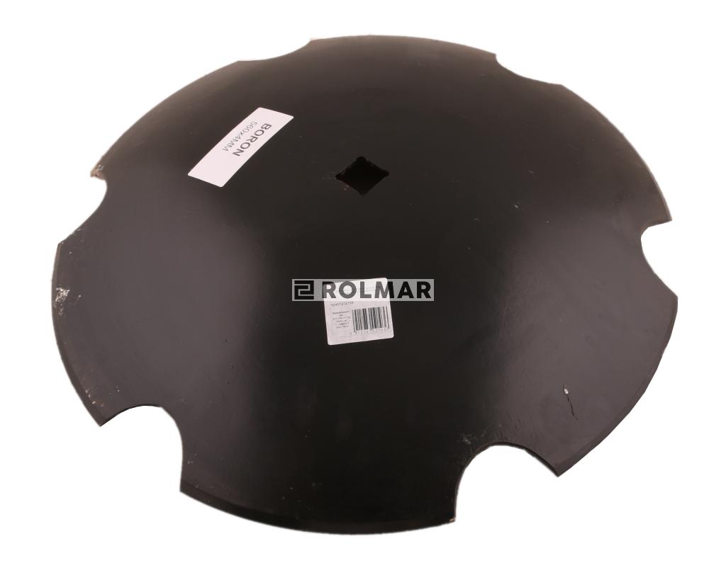 Talerz uzębiony fi 560 otwór 30x30 stal borowa Talerzówka 1279601010 1202030130