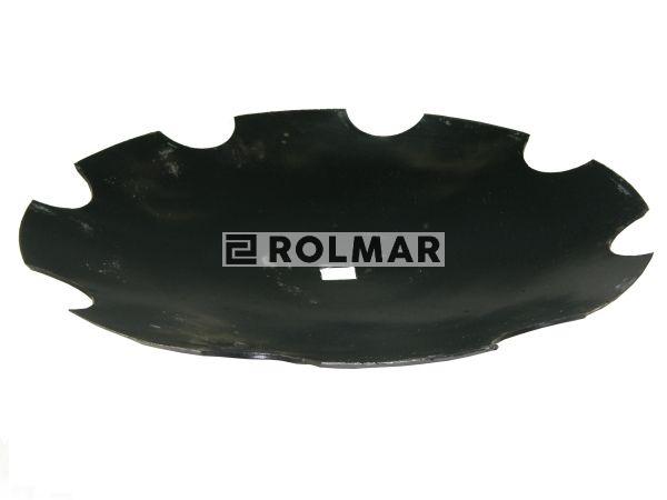 Talerz uzębiony fi 560 otwór 30x30 stal borowa Talerzówka 1279601010 1202030130