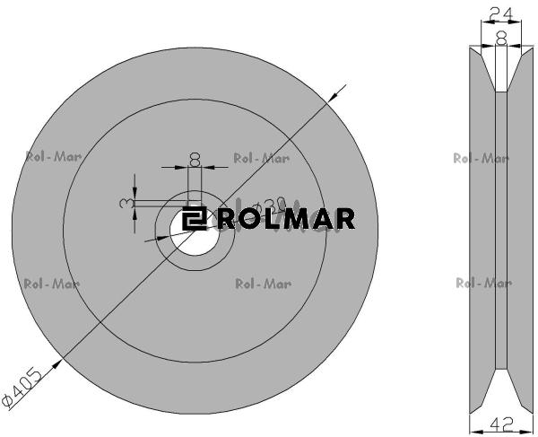 Koło pasowe duże przekładnia pasowa Anna