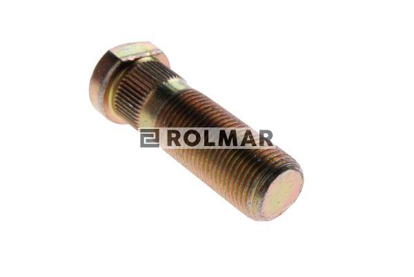 Śruba koła M18x1.5x55 z moletką D-47 Przyczepa 6050030302,60500050 ( sprzedawane po 10 )