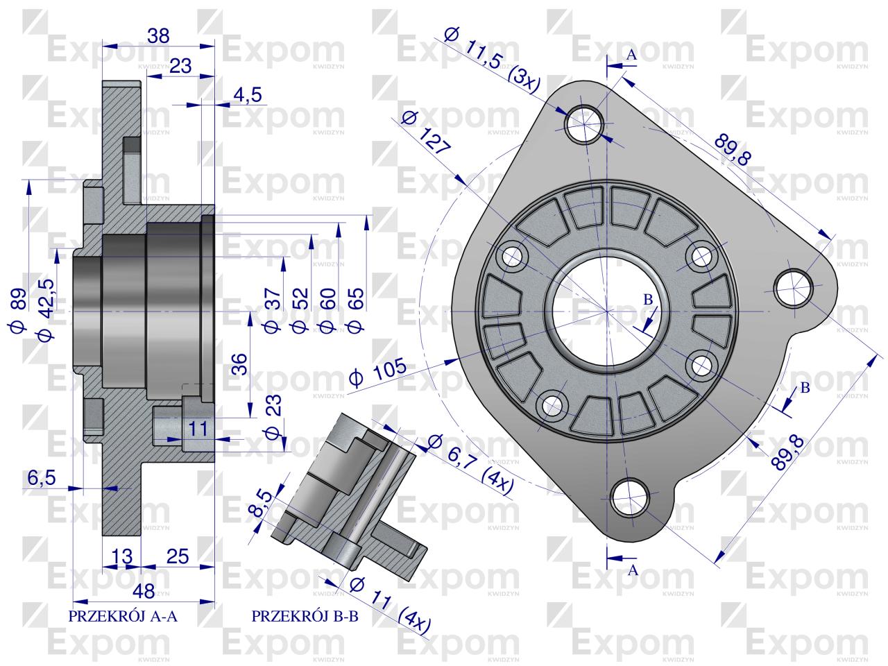 Głowica rozrusznika Fendt Renault typu Magneton 9142801 Blue Line EXPOM KWIDZYN