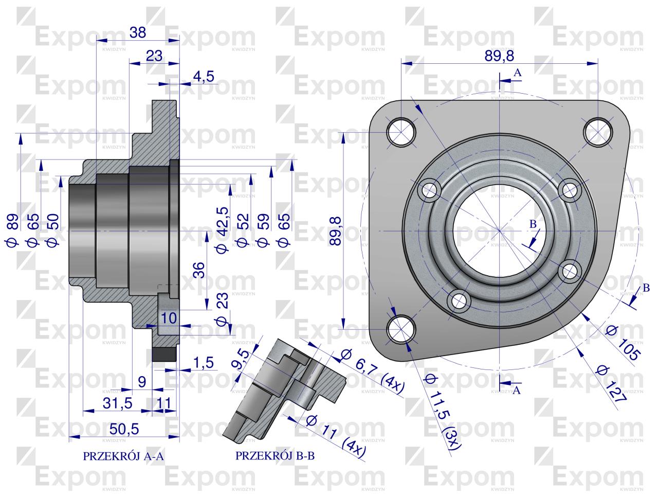 Głowica rozrusznika Case typu Magneton 9142805 Blue Line EXPOM KWIDZYN