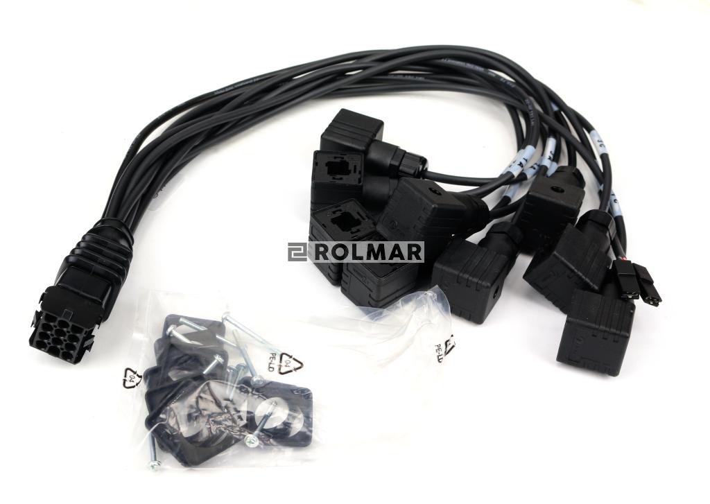 Przewód przedłużający końcowy L-0.5 mb. 9 wtyczek C18 (M-L 12 biegunów) do paneli sterowniczych