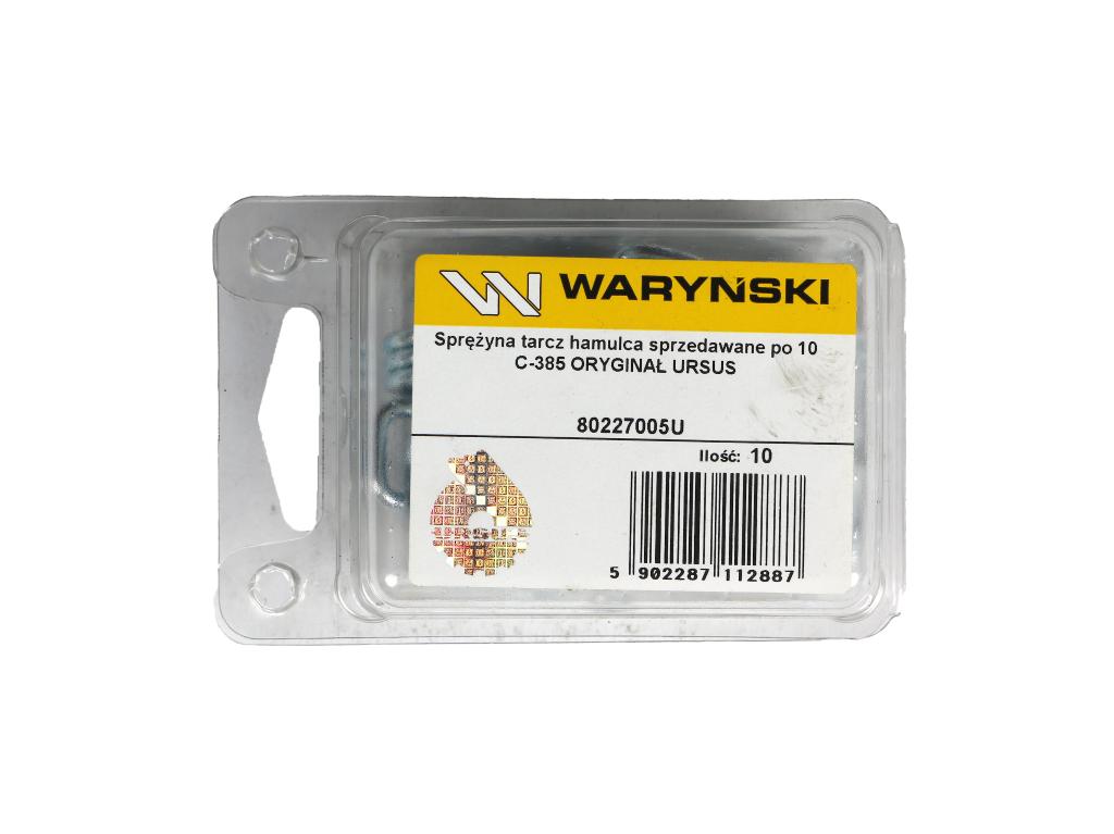 Sprężyna tarcz hamulca sprzedawane po 10 C-385 ORYGINAŁ URSUS