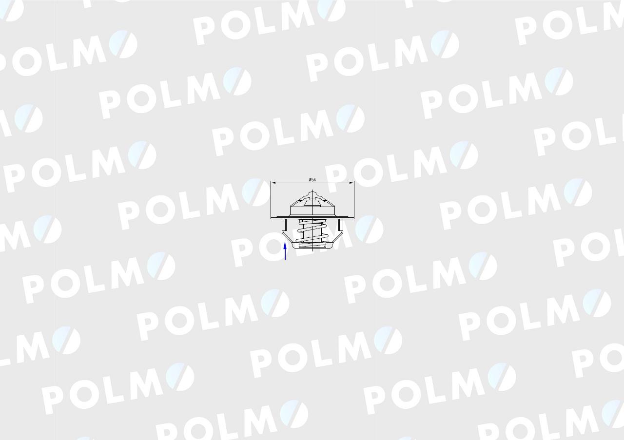 Termostat 83913835 Ford POLMO