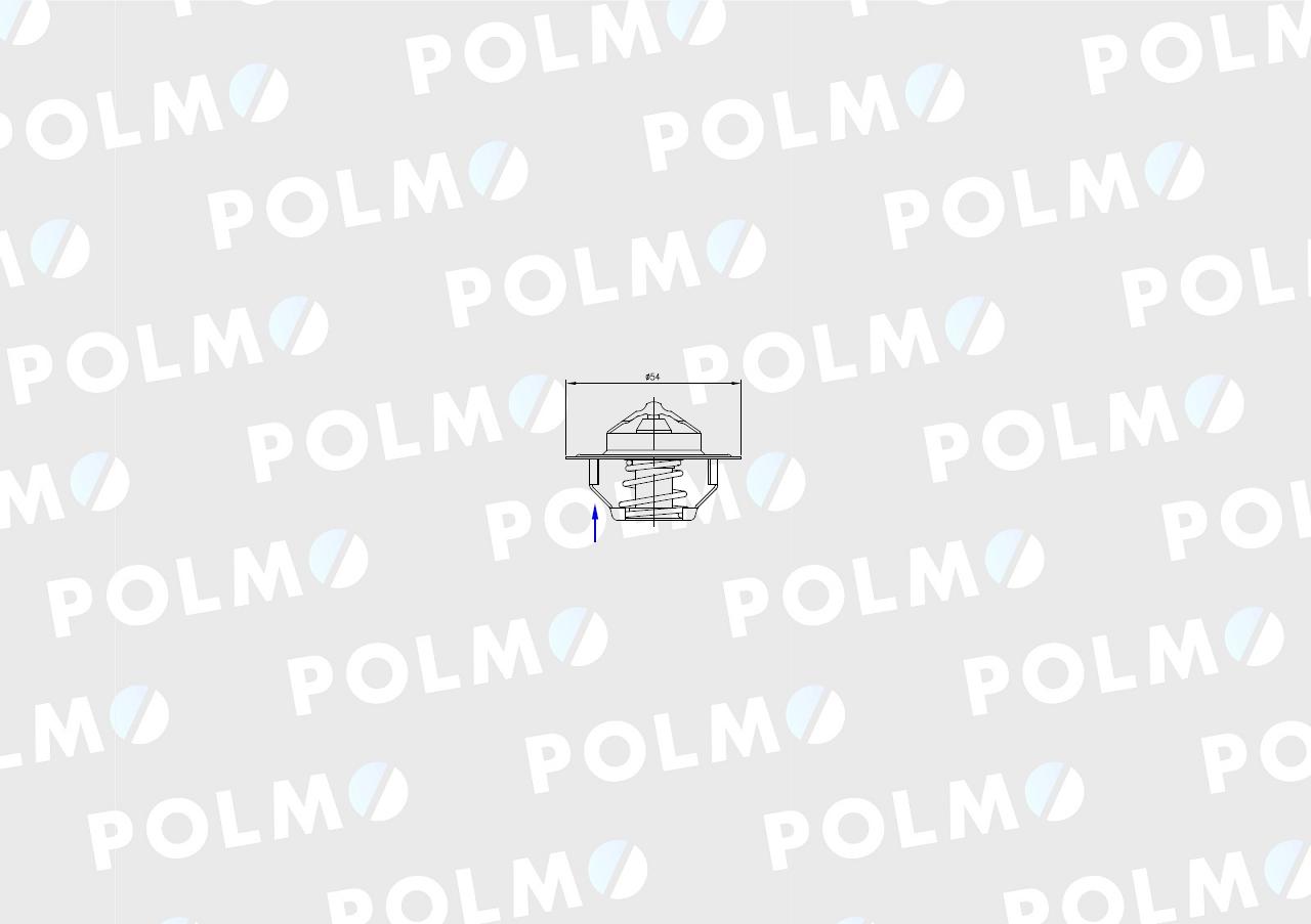 Termostat 83916917 Ford POLMO