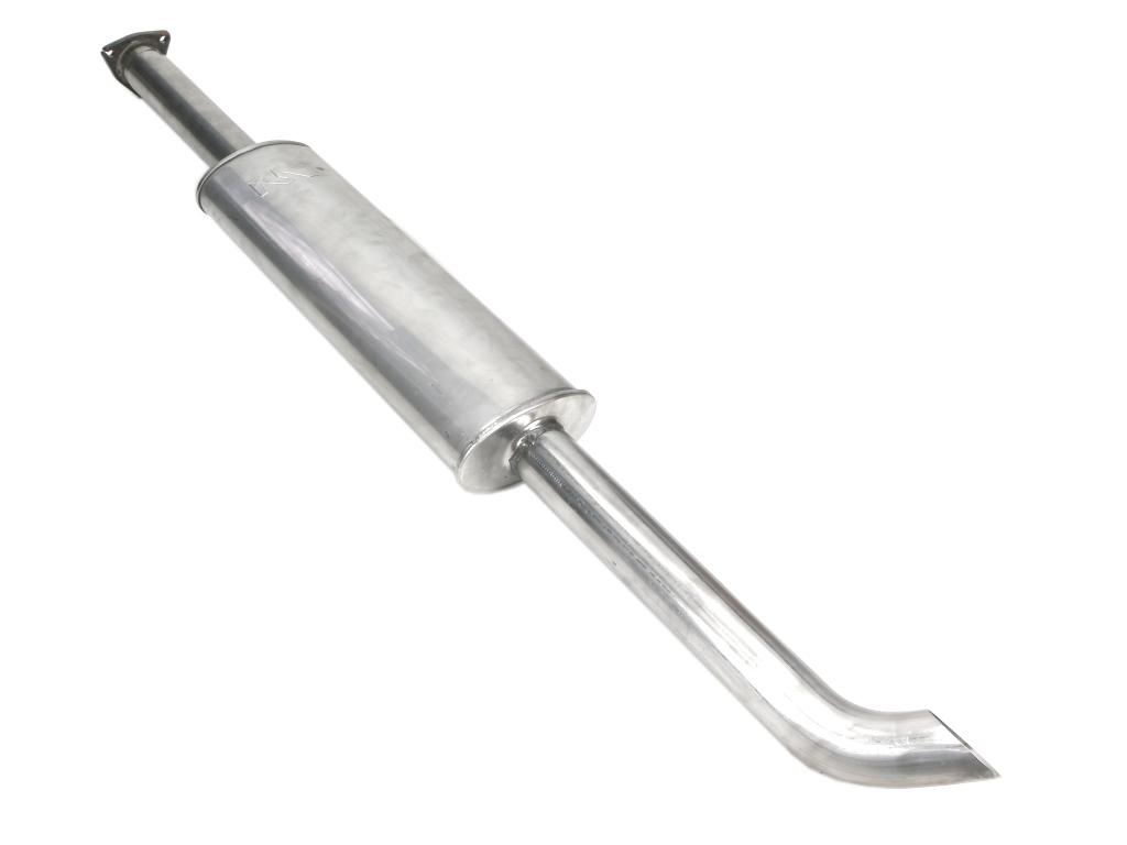 Tłumik TURBO 1676mm 9.8kg C-385 inox gięty wylot Waryński