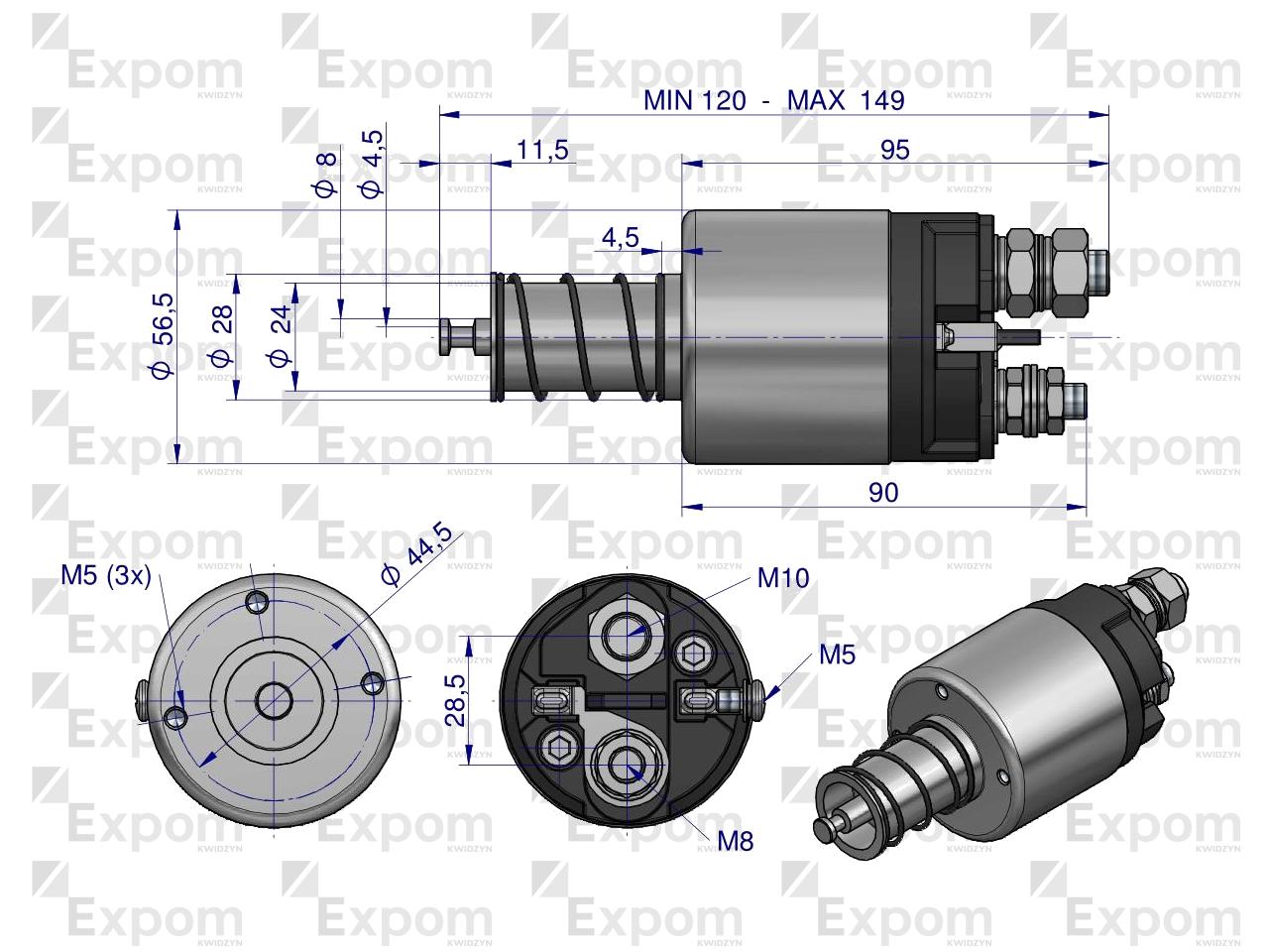 Wyłącznik ( włącznik) rozrusznika 931643 ZETOR  UR III Zetor Forterra EXPOM KWIDZYN eu 