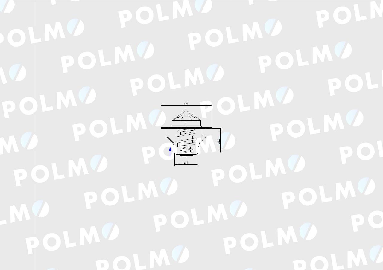 Termostat 98463637 Case POLMO