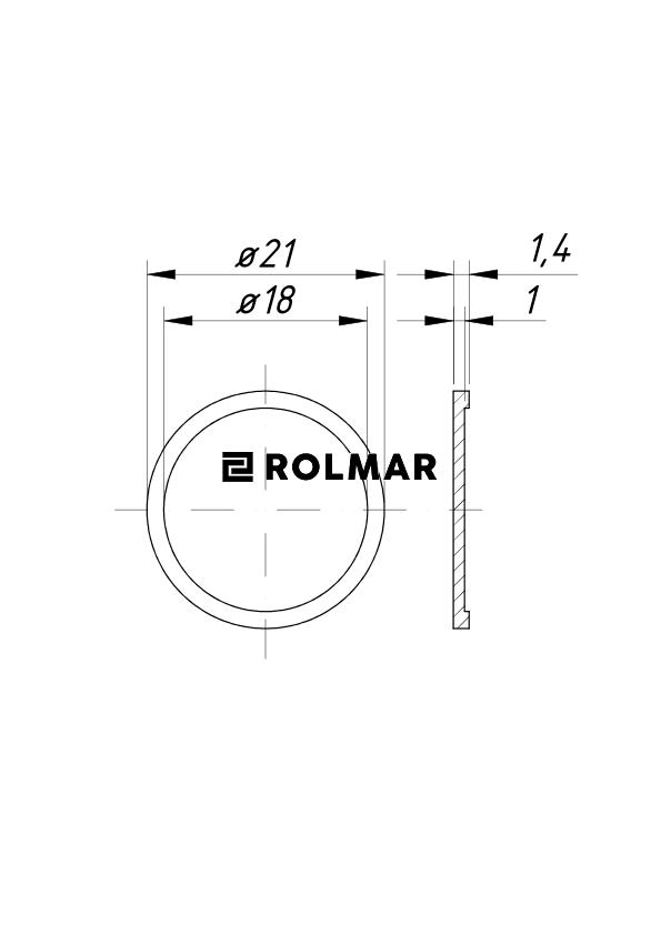 Membrana zaworu 0-104/07 fi 22mm Opryskiwacz ( sprzedawane po 100 )