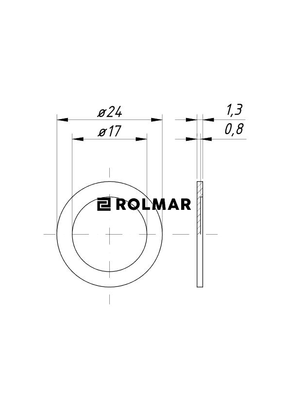 Membrana zaworu 0-104/08 do głowicy AP 0-100/09/G/3 fi 24mm Opryskiwacz ( sprzedawane po 100 )