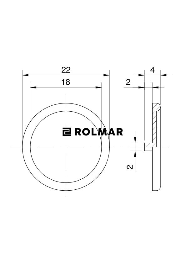 Membrana zaworu 0-104/087 E do głowicy AP 0-100/G07/P fi 24mm Opryskiwacz ( sprzedawane po 100 )