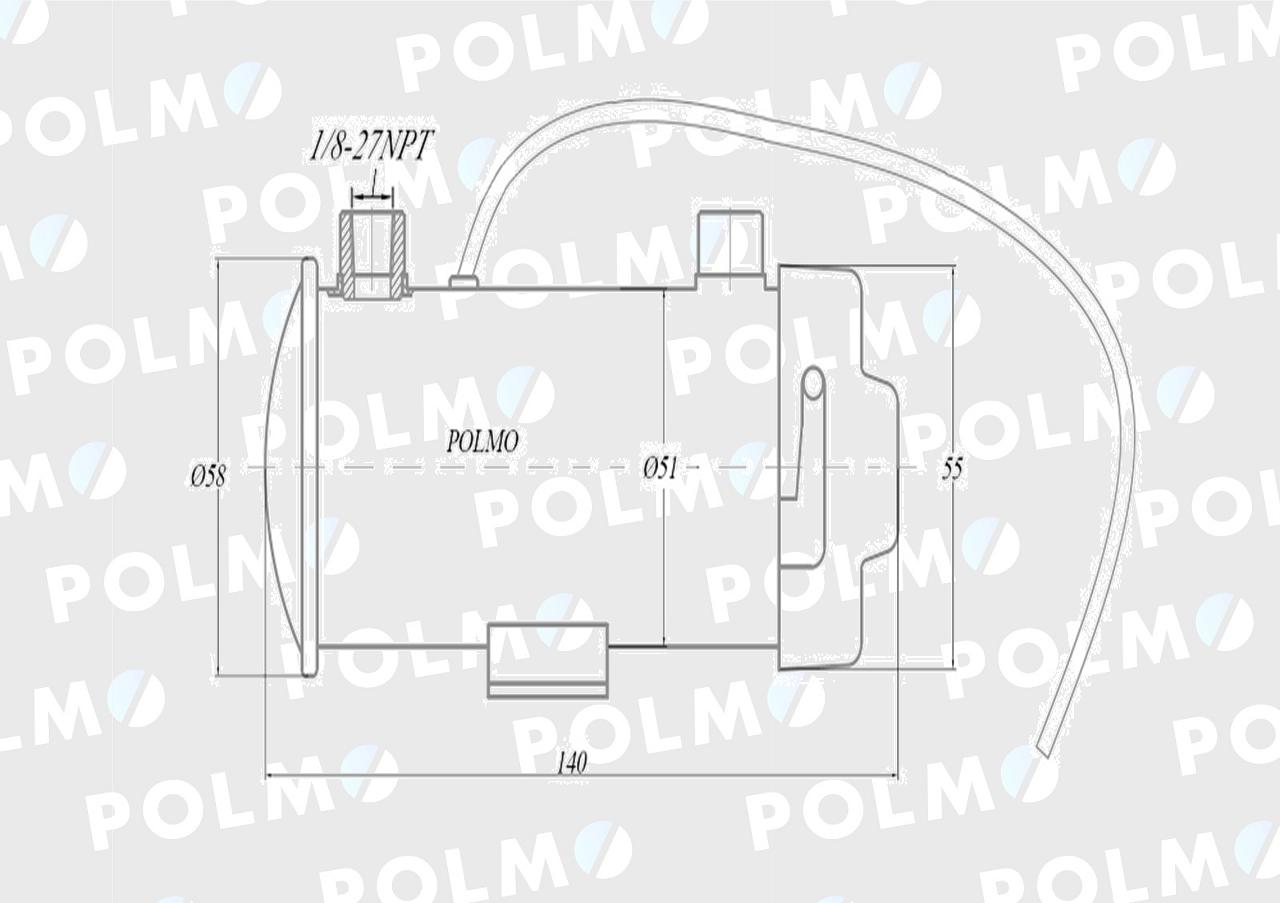 Pompa zasilająca 82006984 POLMO