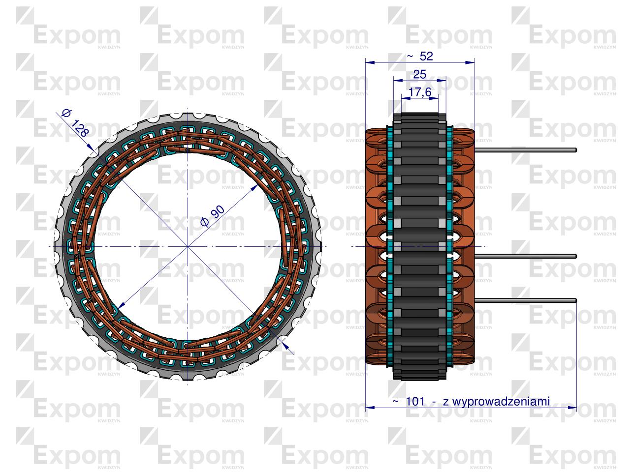 Stojan alternatora AX230000 AX260000EX C-330 C-360 Nowy Typ EXPOM KWIDZYN eu 